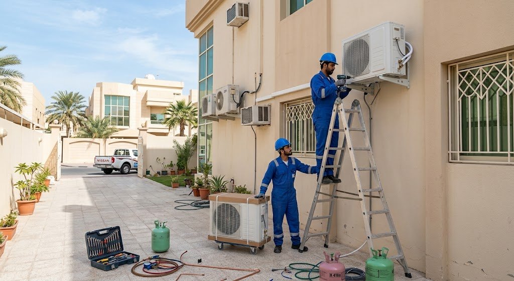 اطلب خدمة الغسيل الكيميائي للمكيف بالكويت